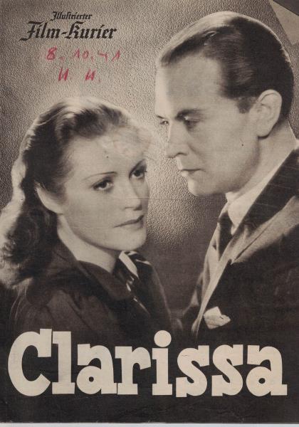 ILLUSTRIERTER FILM KURIER magazine side cover Issue 3215   1941