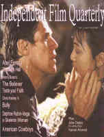 INDEPENDENT FILM QUARTERLY magazine side cover Issue 1  2003