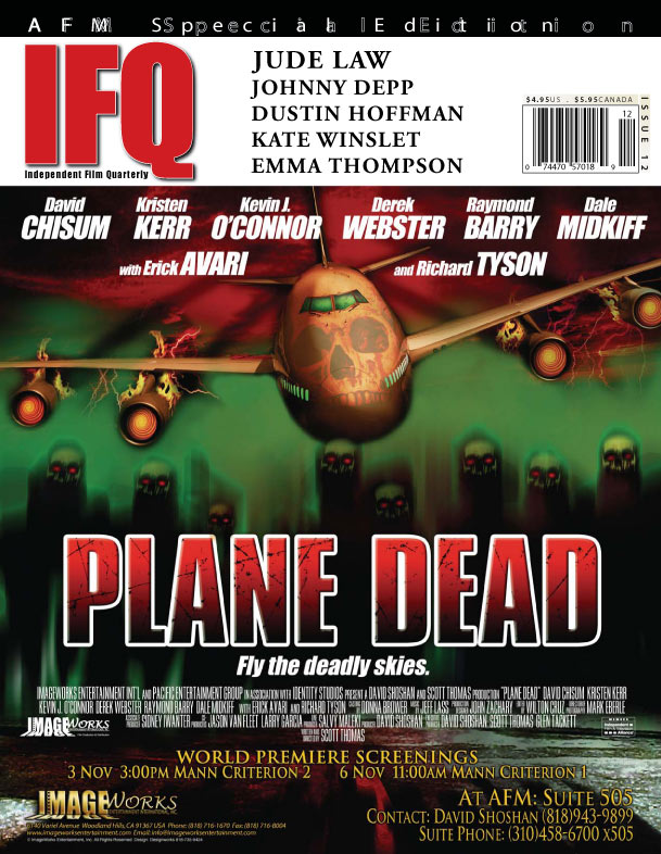 INDEPENDENT FILM QUARTERLY magazine side cover Issue 12  2008