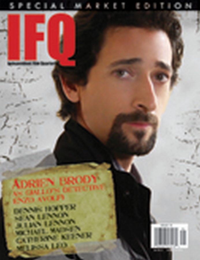 INDEPENDENT FILM QUARTERLY magazine side cover Issue 16  