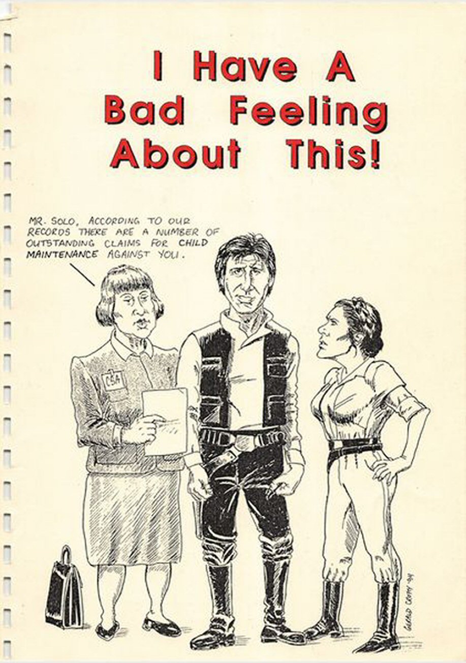 I HAVE A BAD FEELING ABOUT THIS magazine side cover Issue 1   1994