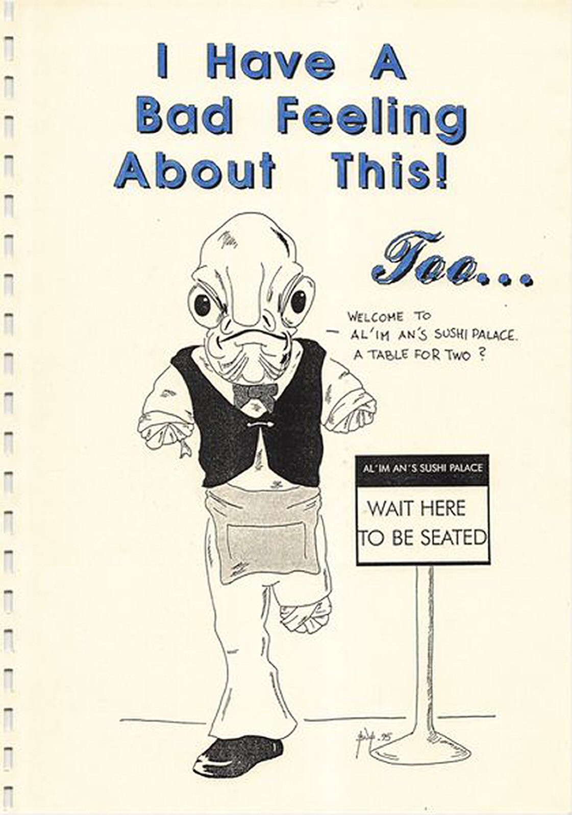 I HAVE A BAD FEELING ABOUT THIS magazine side cover Issue 2  1996