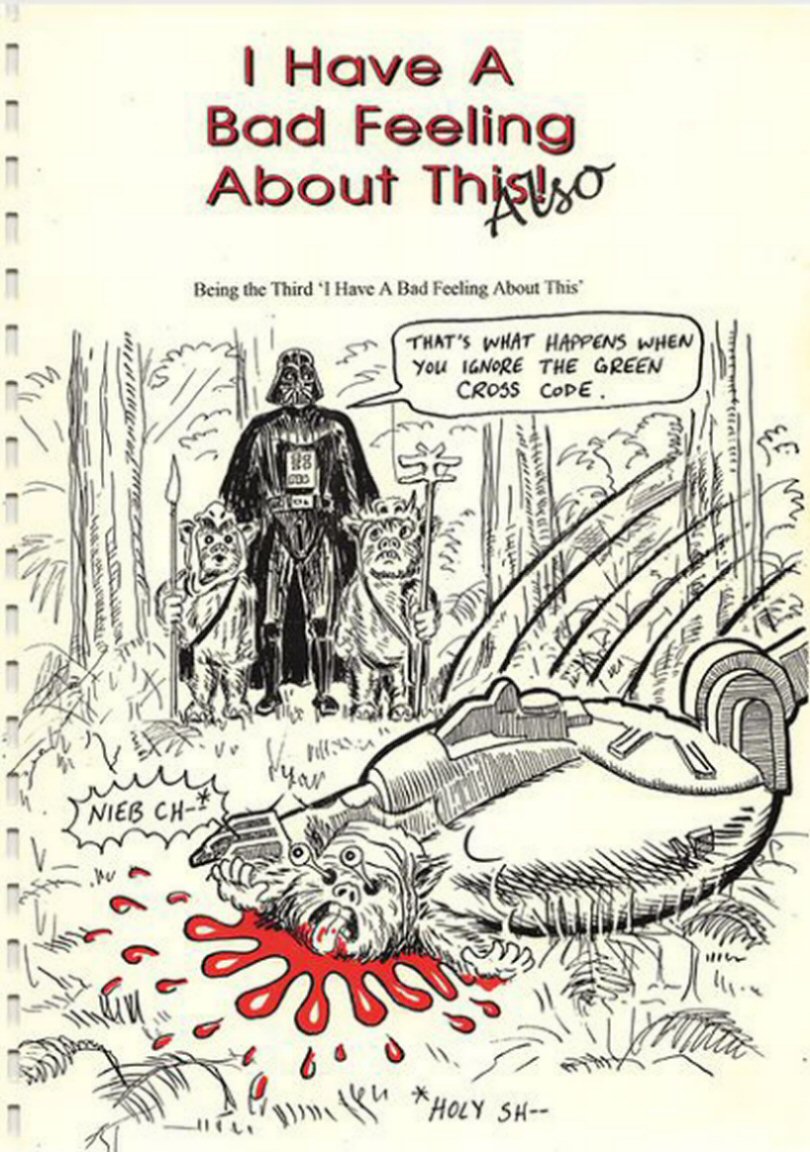 I HAVE A BAD FEELING ABOUT THIS magazine side cover Issue 3   1999