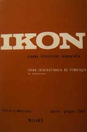 IKON (ITALY) magazine side cover April/May/June 1964