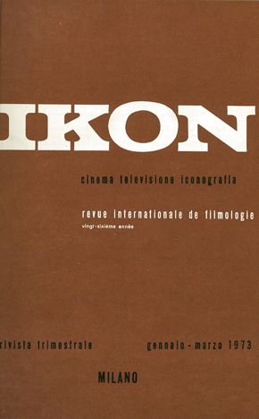 IKON (ITALY) magazine side cover Issue 84 January/February/March 1973
