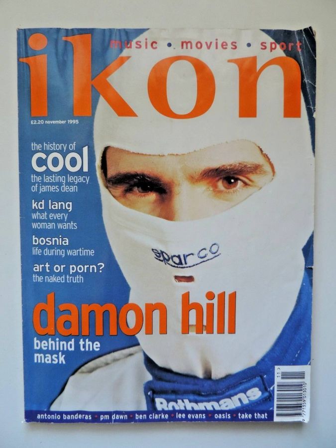 IKON (UK) magazine side cover Issue 3  November 1995