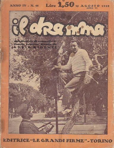 DRAMMA | IL magazine side cover Issue 48 15 August 1925