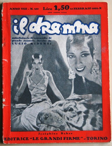 DRAMMA | IL magazine side cover Issue 132 15 February 1932