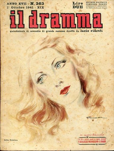 DRAMMA | IL magazine side cover Issue 363 1 October 1941