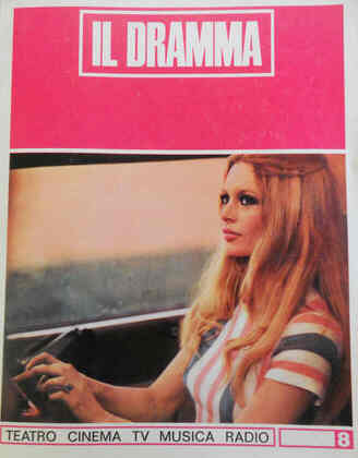 DRAMMA | IL magazine side cover Issue 8 May 1969