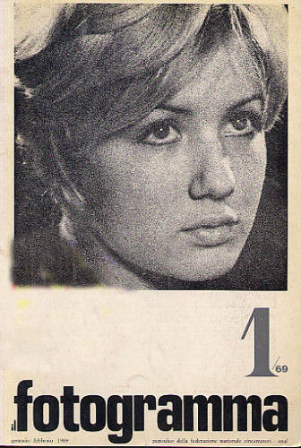 FOTOGRAMMA | IL magazine side cover Issue 1 January/February 1969