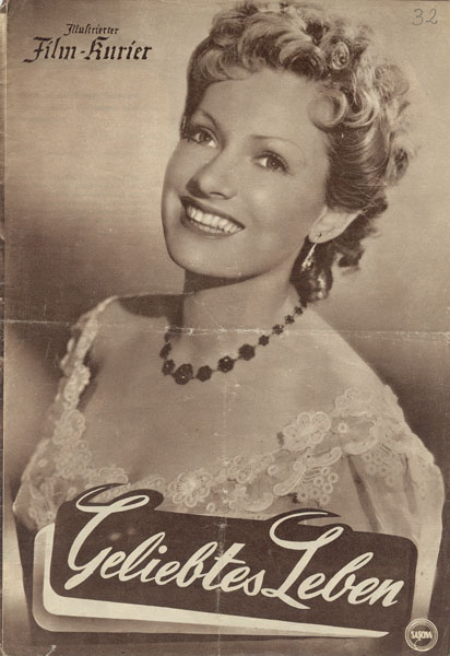 ILLUSTRIERTER FILM-KURIER (At after 1945) magazine side cover Issue 1835  