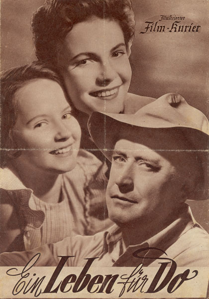ILLUSTRIERTER FILM-KURIER (At after 1945) magazine side cover Issue 1907  