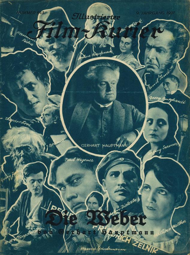 ILLUSTRIERTER FILM KURIER magazine side cover Issue 643  1927
