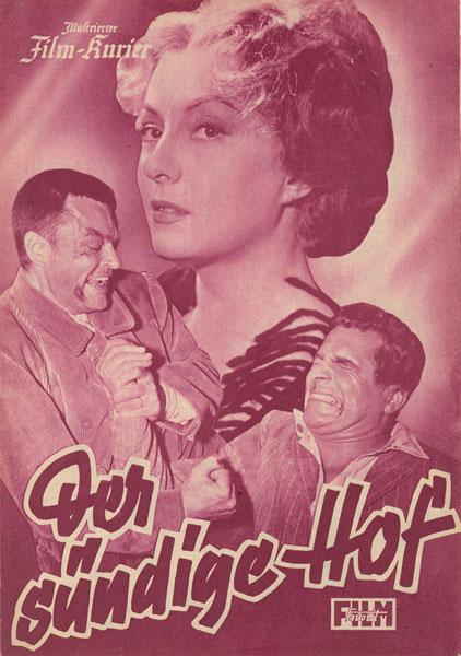 ILLUSTRIERTER FILM-KURIER (At after 1945) magazine side cover Issue 2242  
