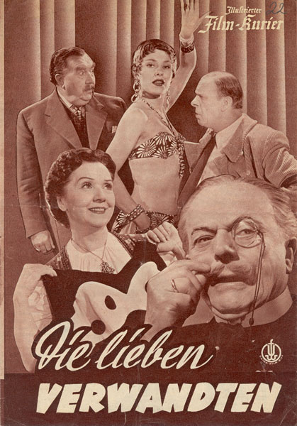ILLUSTRIERTER FILM-KURIER (At after 1945) magazine side cover Issue 2245  