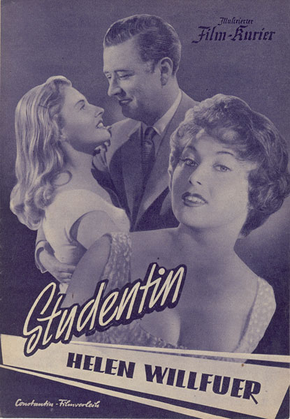 ILLUSTRIERTER FILM-KURIER (At after 1945) magazine side cover Issue 2439  