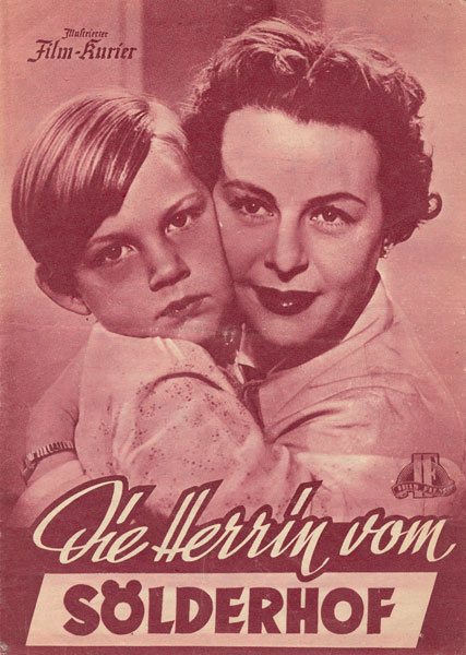 ILLUSTRIERTER FILM-KURIER (At after 1945) magazine side cover Issue 2472  