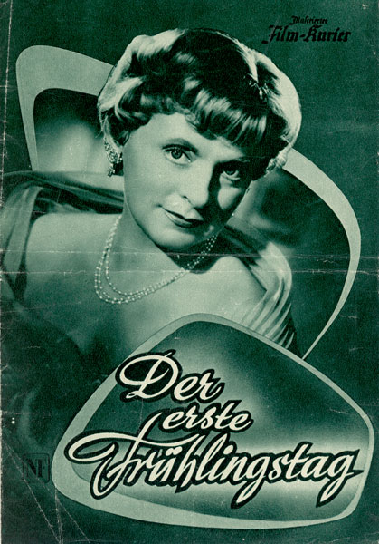 ILLUSTRIERTER FILM-KURIER (At after 1945) magazine side cover Issue 2635  