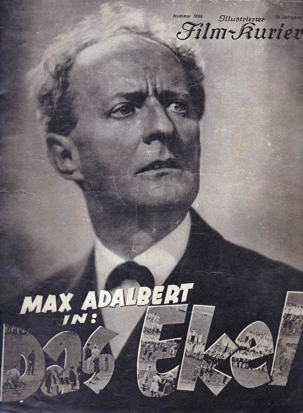 ILLUSTRIERTER FILM KURIER magazine side cover Issue 1606  1936