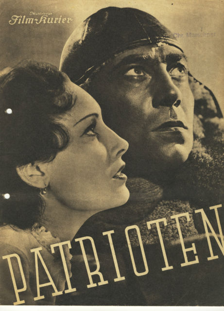 ILLUSTRIERTER FILM KURIER magazine side cover Issue 2643  1937