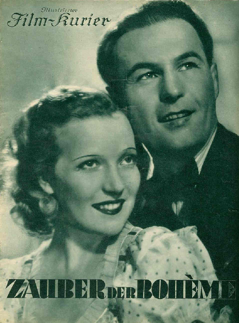 ILLUSTRIERTER FILM KURIER magazine side cover Issue 2703  1937