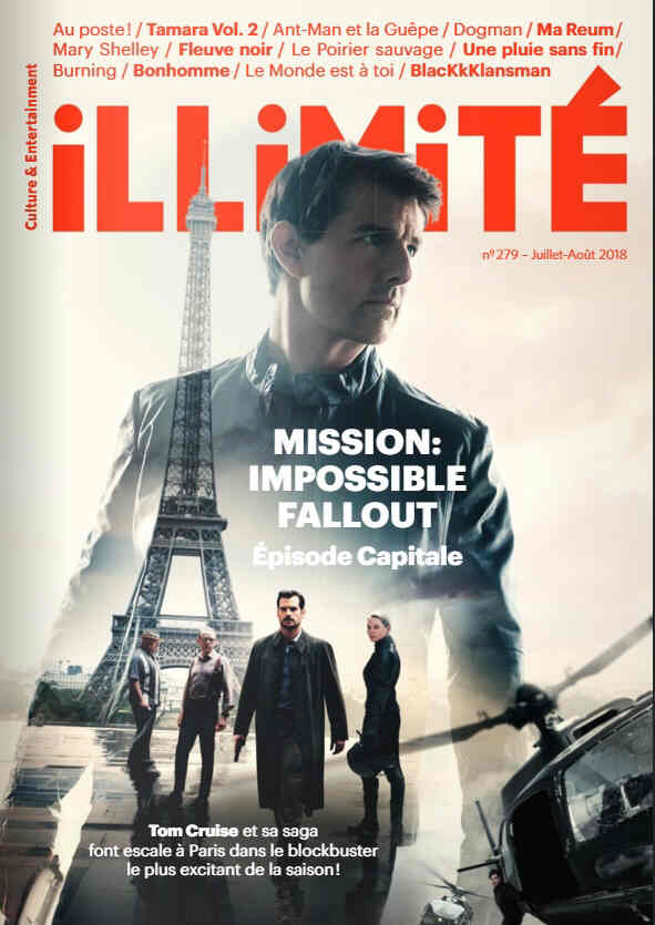 ILLIMITE magazine side cover Issue 279  July/August 2018