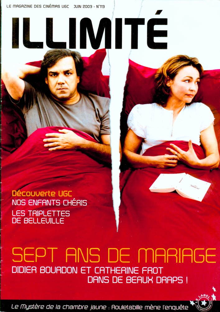 ILLIMITE magazine side cover Issue 113 June 2003