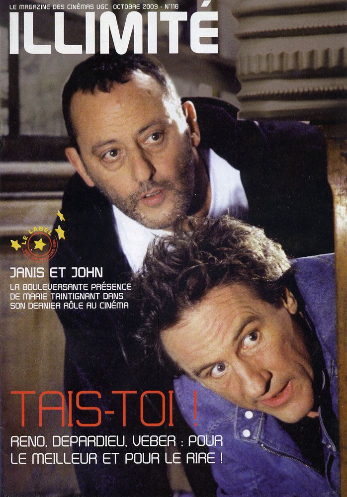ILLIMITE magazine side cover Issue 116 October 2003