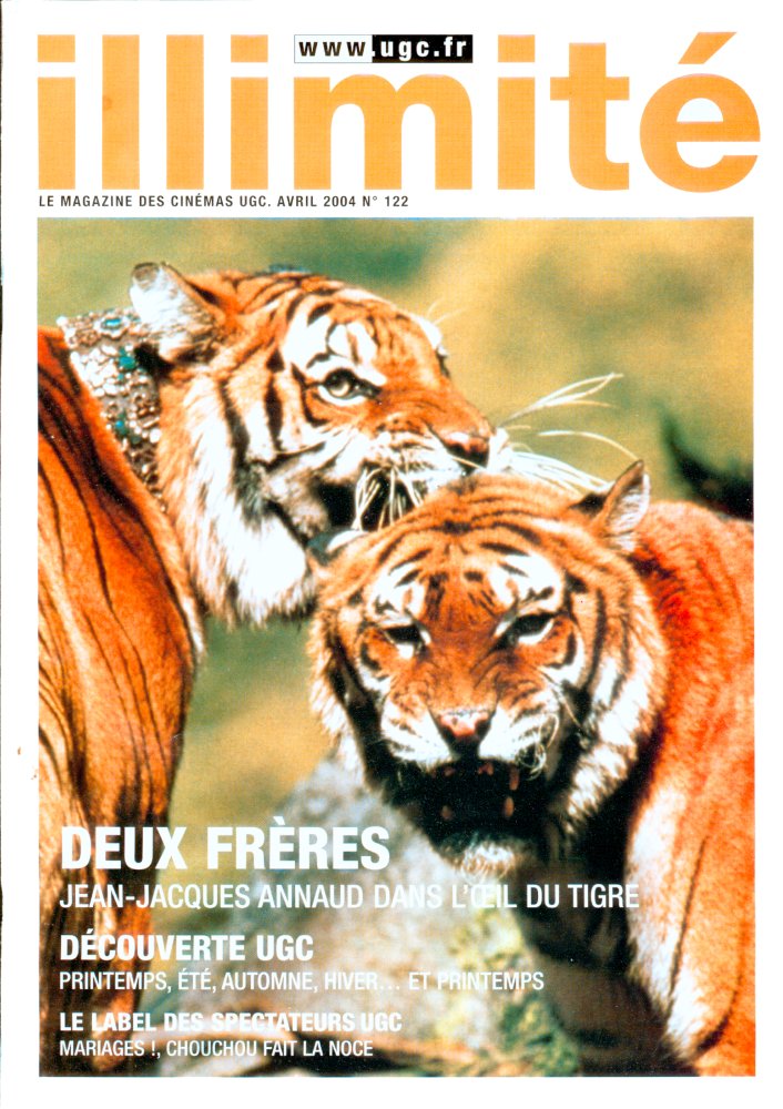 ILLIMITE magazine side cover Issue 122 April 2004