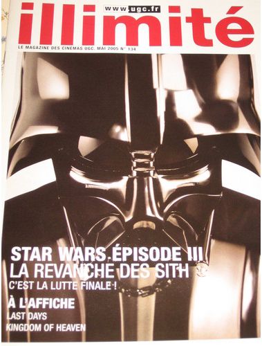 ILLIMITE magazine side cover Issue 134 May 2005