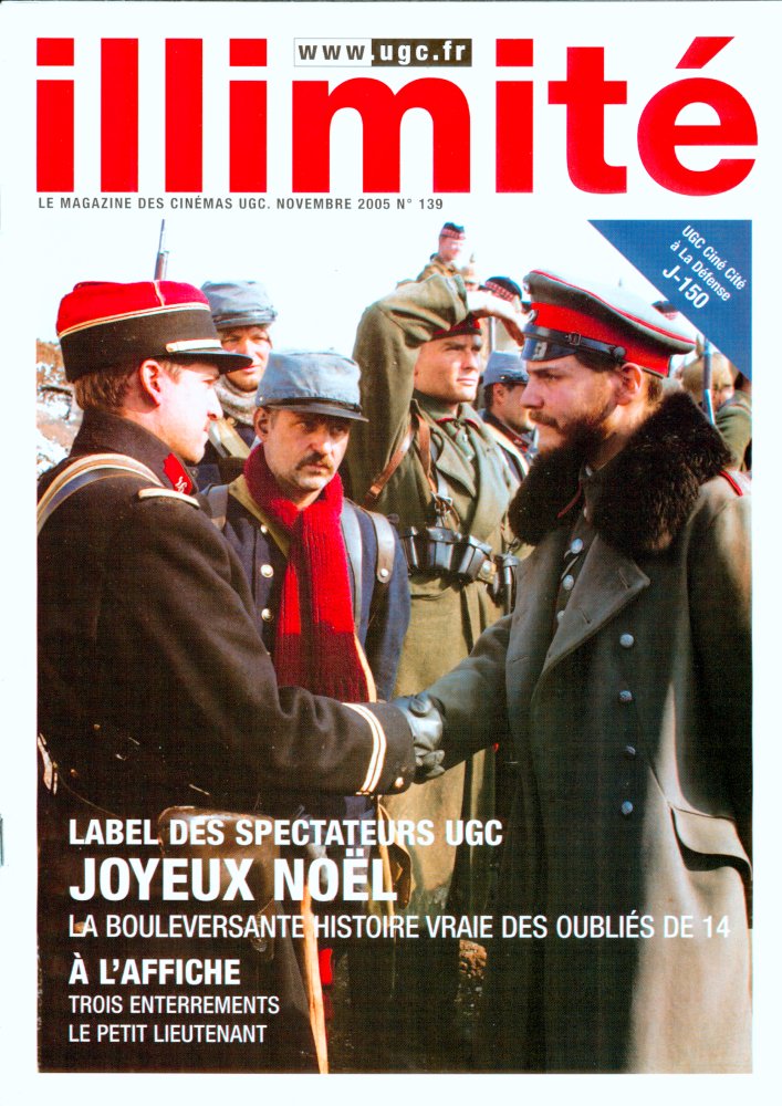 ILLIMITE magazine side cover Issue 139 November 2005
