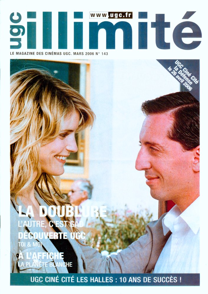 ILLIMITE magazine side cover Issue 143 March 2006