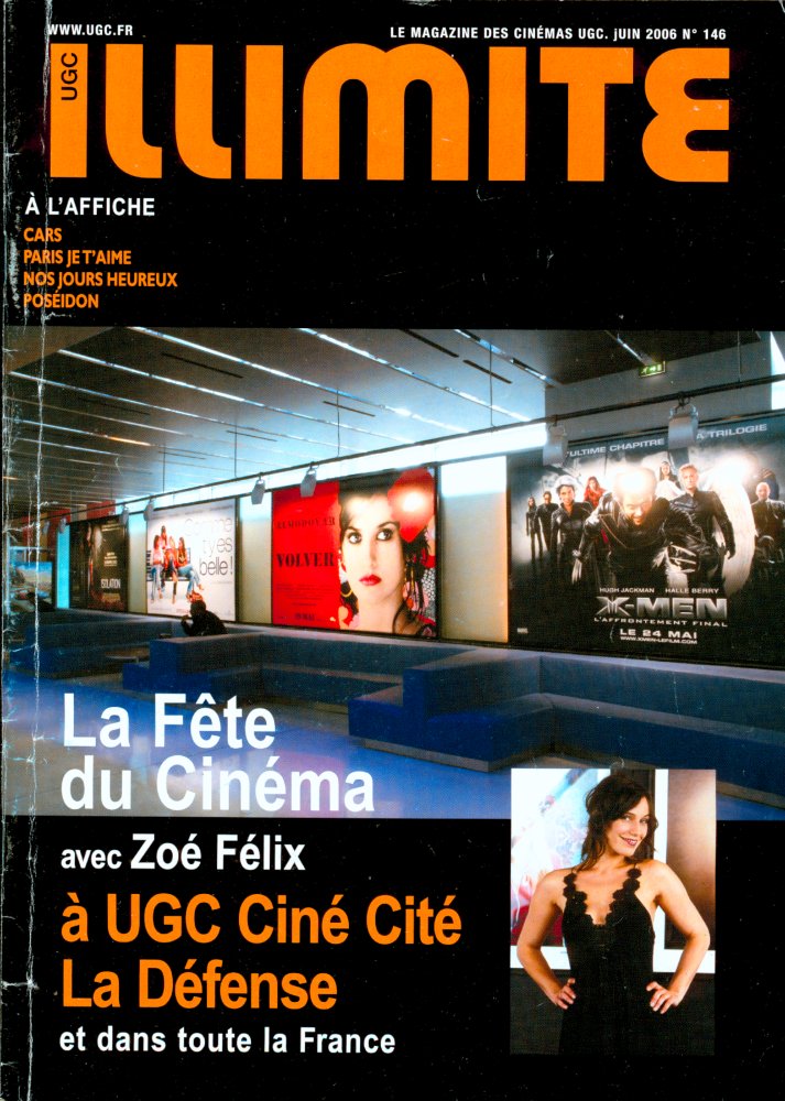 ILLIMITE magazine side cover Issue 146 June 2006