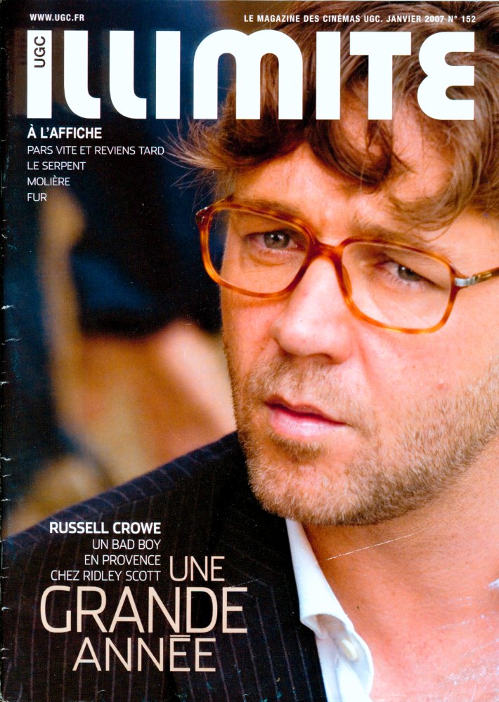 ILLIMITE magazine side cover Issue 152 January 2007