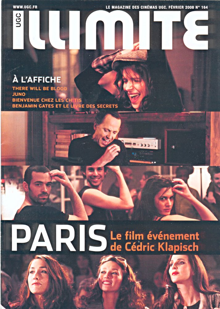 ILLIMITE magazine side cover Issue 164 February 2008