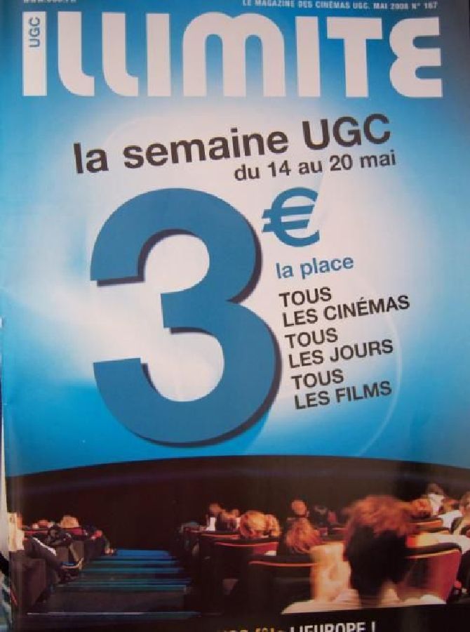 ILLIMITE magazine side cover Issue 167 May 2008