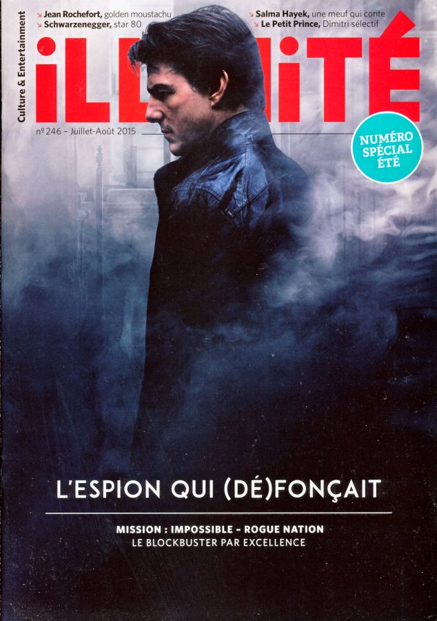 ILLIMITE magazine side cover Issue 246 July/August 2015