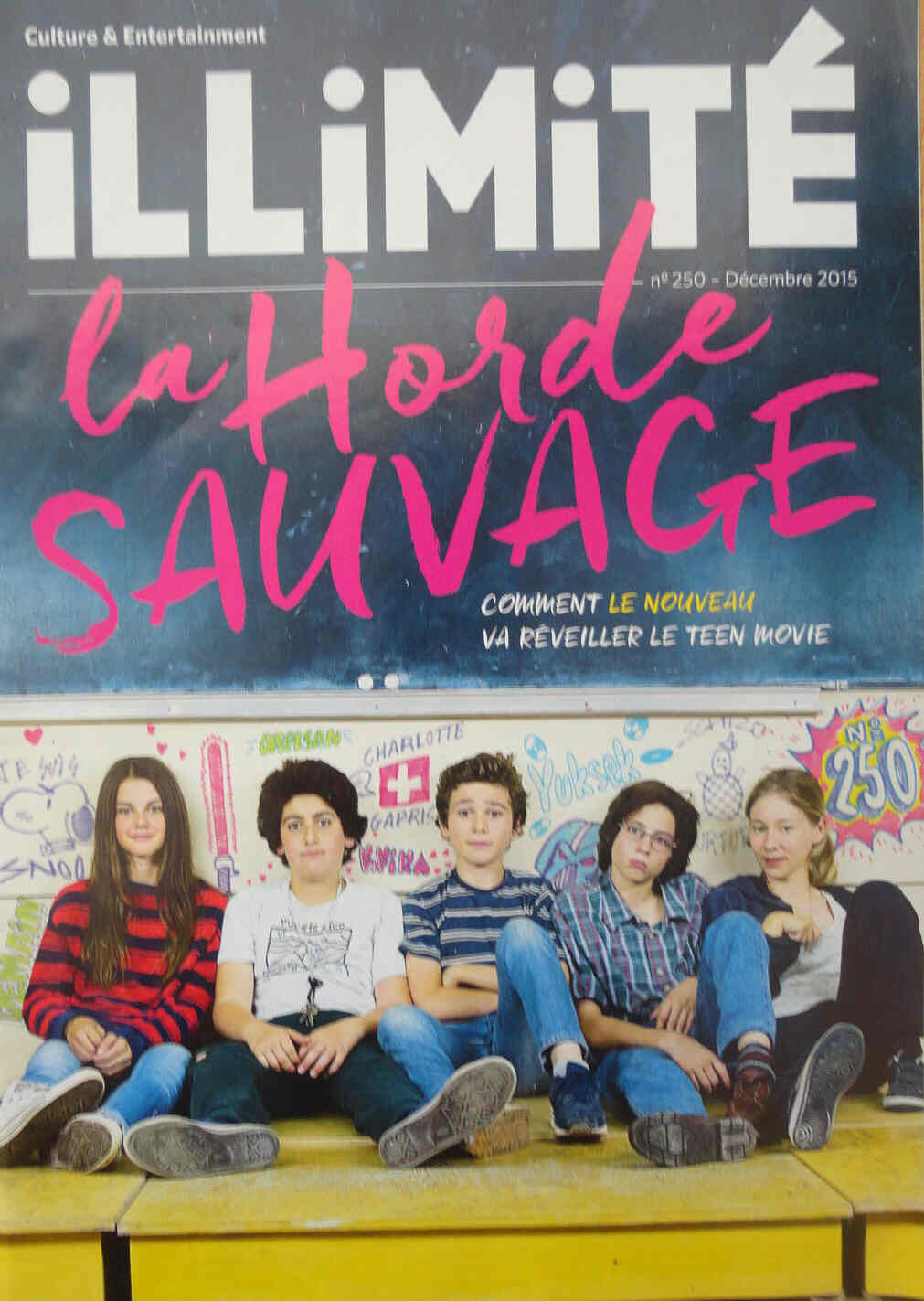 ILLIMITE magazine side cover Issue 250 December 2015