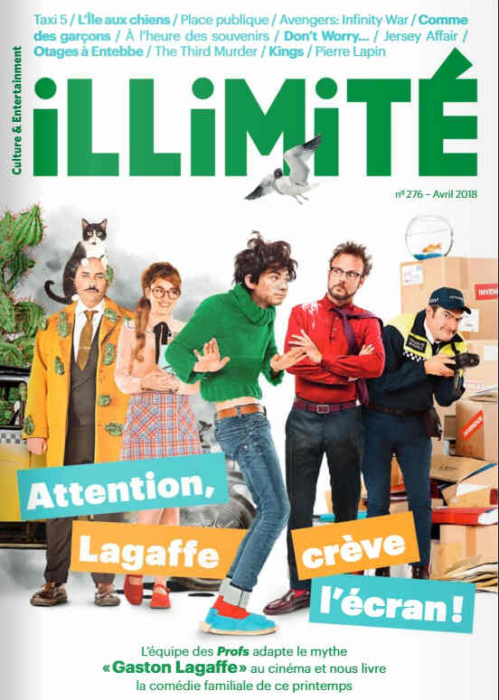 ILLIMITE magazine side cover Issue 276  April 2018