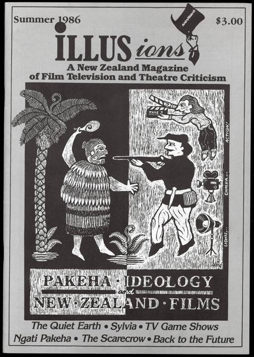 ILLUSIONS magazine side cover Issue 1 Summer 1986