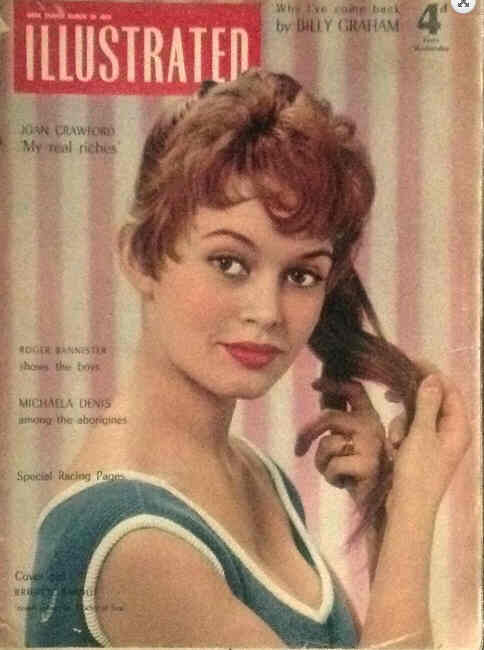 ILLUSTRATED magazine side cover March 1955
