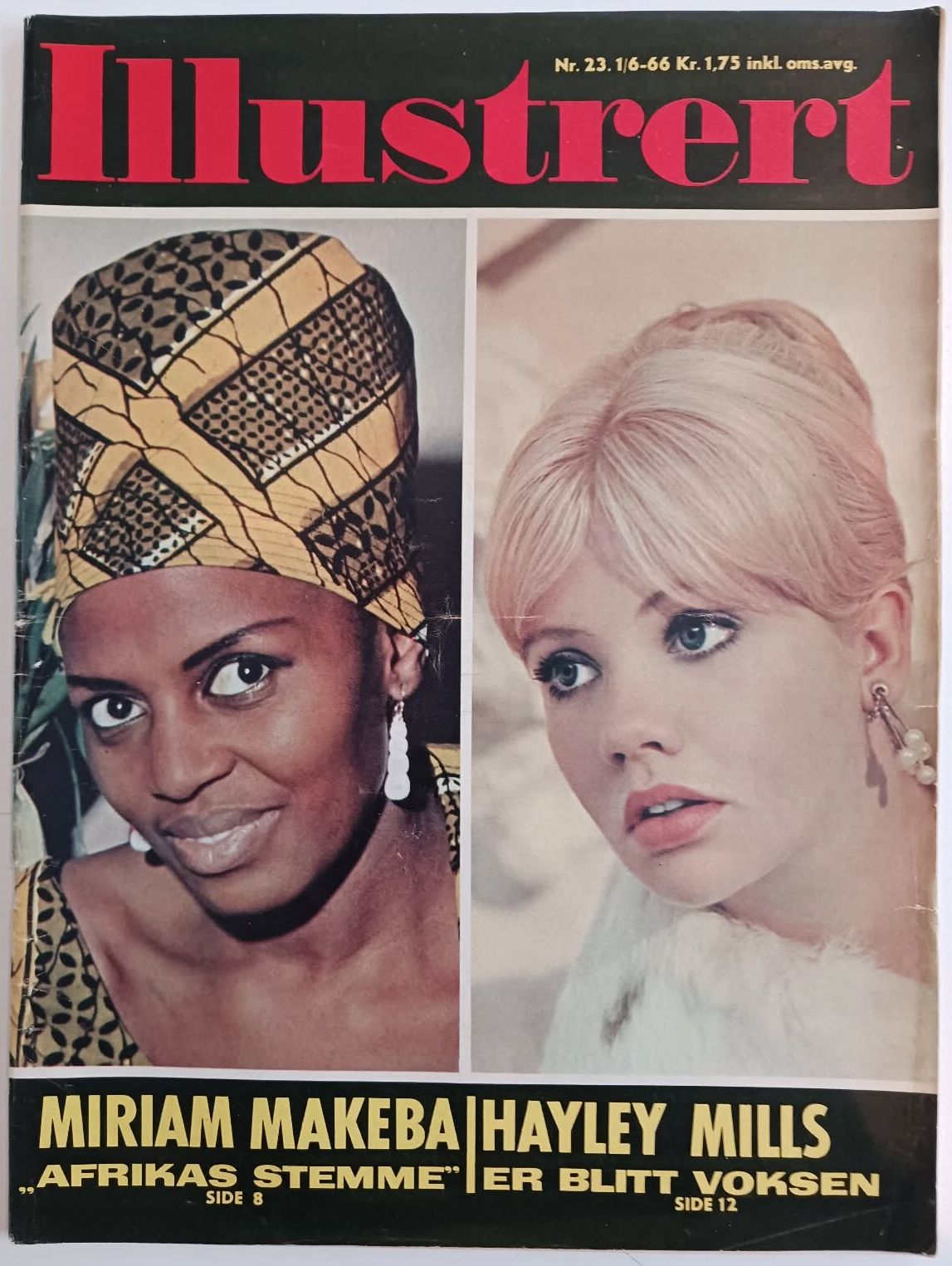 ILLUSTRERT magazine side cover Issue 23   1966