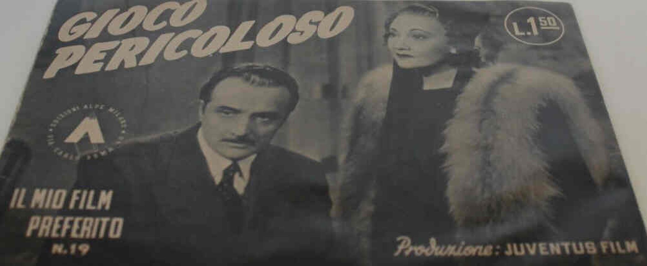 MIO FILM PREFERITO | IL magazine side cover Issue 19   1942