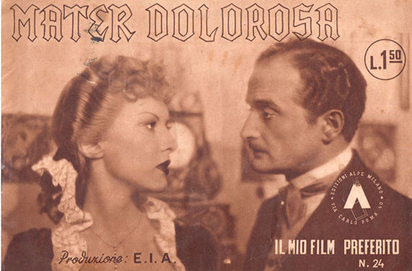MIO FILM PREFERITO | IL magazine side cover Issue 24   1942