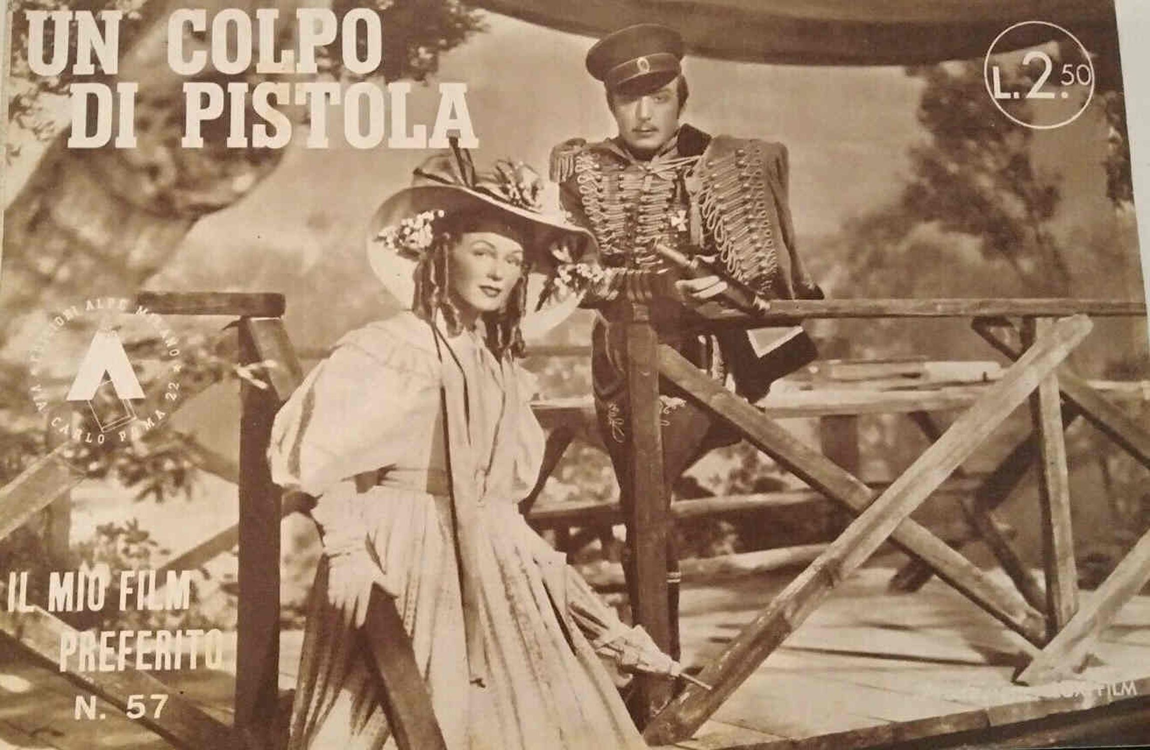 MIO FILM PREFERITO | IL magazine side cover Issue 57   1942