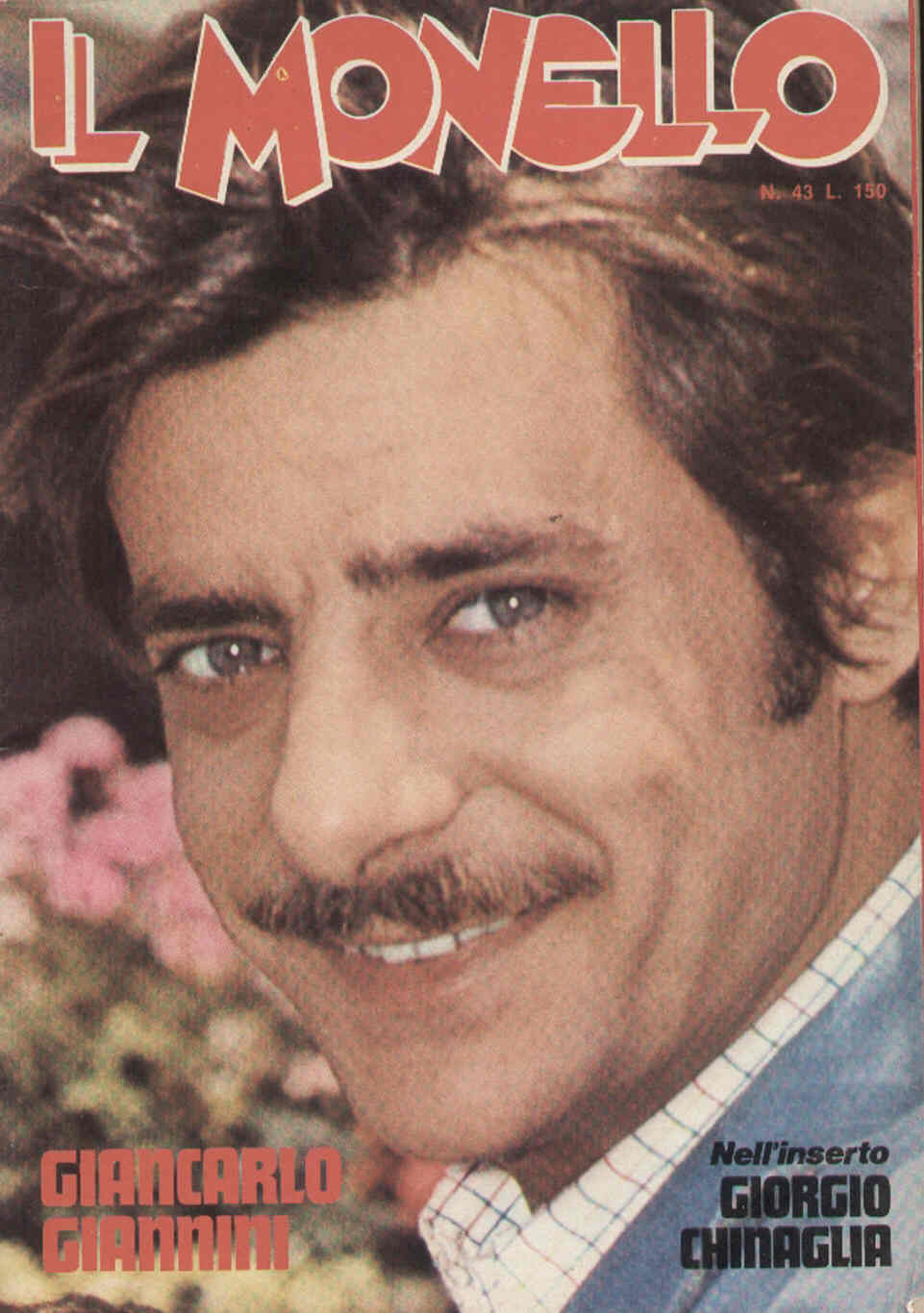 IL MONELLO magazine side cover Issue 43 25 October 1973