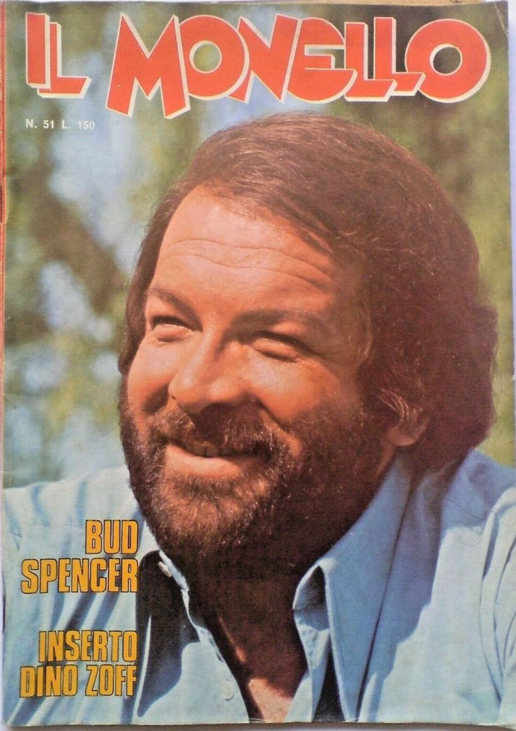 IL MONELLO magazine side cover Issue 51  1973