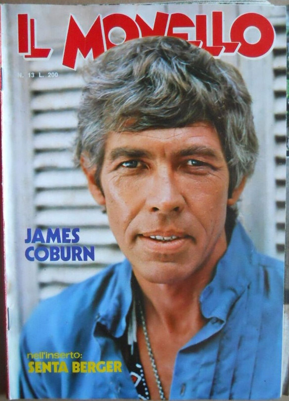 IL MONELLO magazine side cover Issue 13  1974