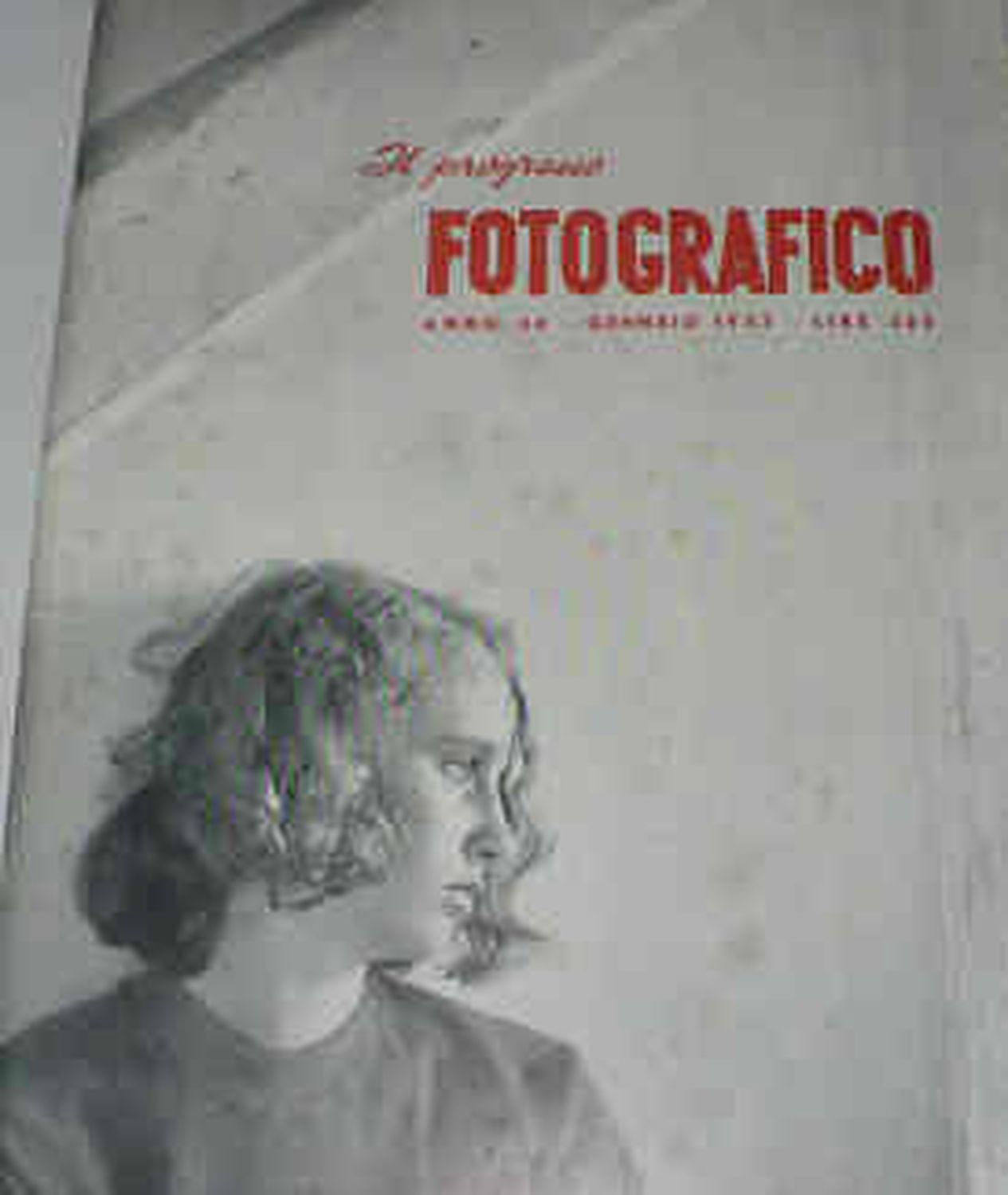PROGRESSO FOTOGRAFICO magazine side cover  January 1953